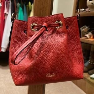 Bally red crossbody bag brand new with duffle bag